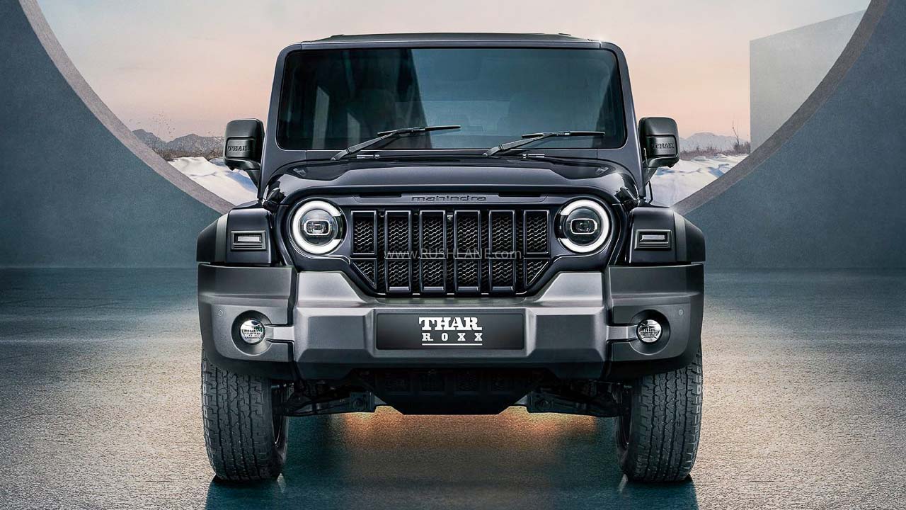 Mahindra Thar Roxx Front Profile Completely Revealed : Many Changes Seen Compared to the Old Thar